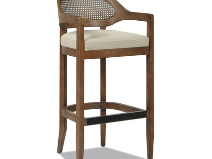 Americana - Mid-Century Modern Cane Back Counter Stool
