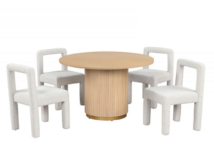 Dining Chairs With Square Open Back (Set of 2)