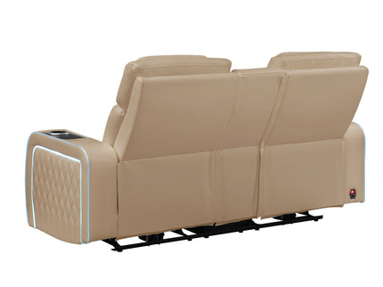 Electra - Power Reclining Set With Power Headrests, Massage And LED Lighting