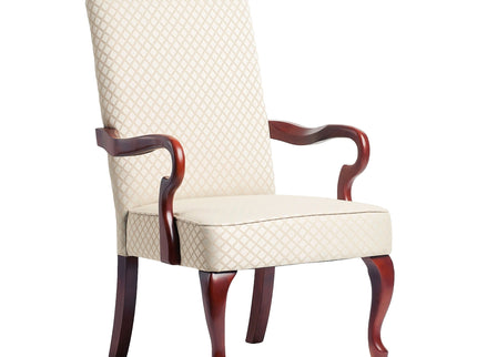 Delaney - Elegant Gooseneck Arm Chair With High Back