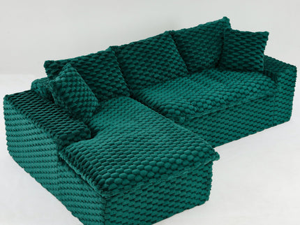 Modular Sofa, Convertible Twin Seat With Chaise Lounge