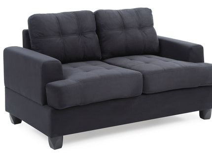 Stylish Transitional Loveseat For Two