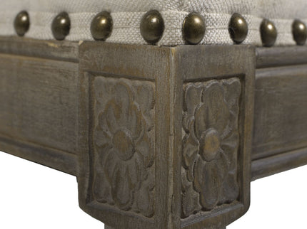 Paris - Farmhouse Counter Height Bar Stool With Backrest