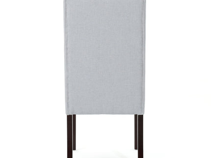 Sophisticated Tufted Dining Chair With High Back Design