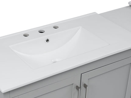 Double Sink Bathroom Vanity With Quartz Countertop