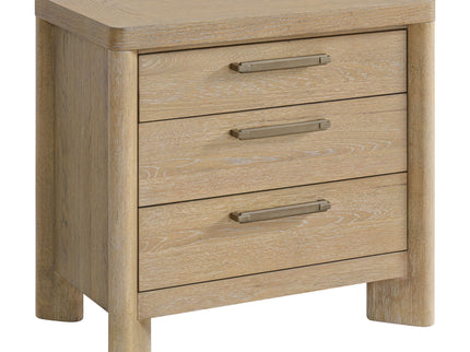 3 Drawer Nightstand - Tan