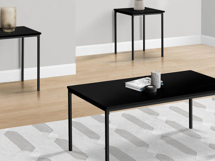 Table Set, Coffee, End, Contemporary, Modern (Set of 3)