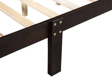Platform Bed Frame Mattress Foundation Sleigh Bed With Headboard / Footboard / Wood Slat Suppor
