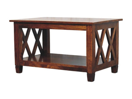 Belmont - X Frame Coffee Table - Brown