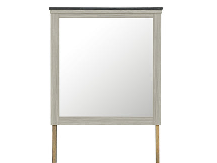Augusta - Mirror With Sleek Frame, Large Scale Mirror For Dresser - Beige Brown