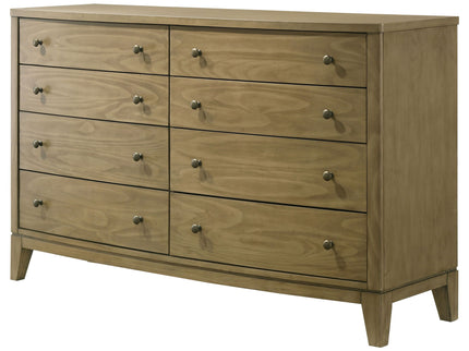Menlo - 8 Drawer Dresser Cabinet - Natural