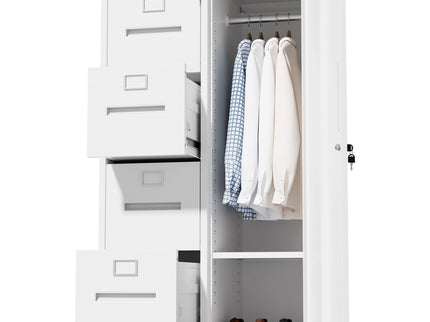Storage Vertical Filing Cabinet With Lock