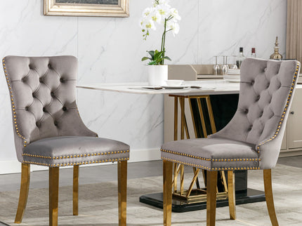 Nikki - Modern, High-End Tufted Dining Chair (Set of 2)