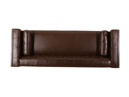 Contemporary 3 Seater Sofa With Tufted Design