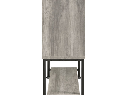 Hovander - Sliding Door Bar Cabinet - Gray