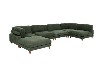 Modern Modular Sectional With Adjustable Back Support