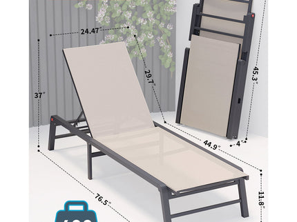 Chaise Lounge Outdoor (Set of 2)