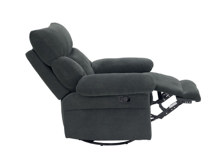 Swivel Rocker Recliner Chair With Manual Recline For Living Room