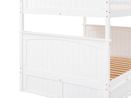 Bunk Bed With Twin Size Trundle, Guardrails