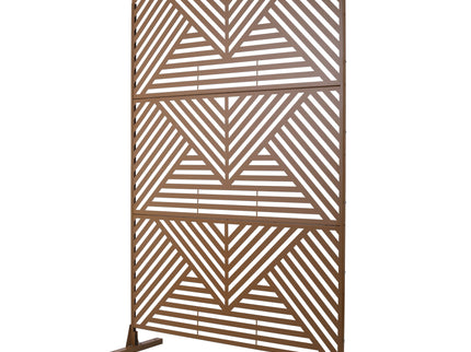 Freestanding Outdoor & Indoor Freestanding Metal Privacy Screen