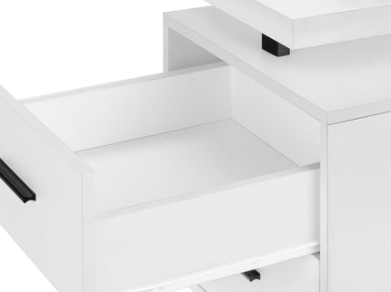 Computer Desk For Home Office, Laptop, Left, Right Set - Up, Storage Drawers, Contemporary & Modern