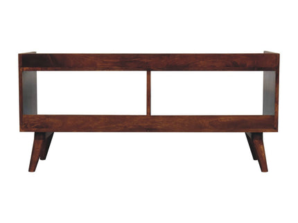Open Top Media Unit - Brown