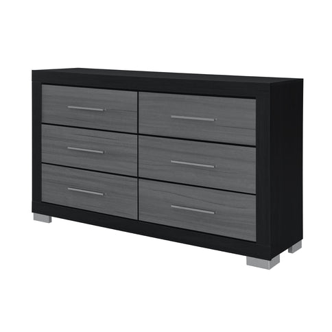 Elsa - 2 Toned And Dresser With Bar Handle And Construction