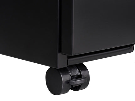 Contemporary 3 Drawer Mobile Filing Cabinet With Lock, Metal Office Storage For Legal / Letter Size