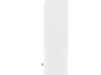 Wall-Mounted Medicine Cabinet With 2 Glass Doors, Adjustable Shelves - White