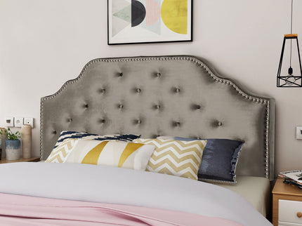 Luella - Button Tufted Upholstered Headboard