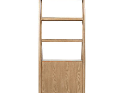 Nolan - Bookcase With Lower Cabinet - Natural