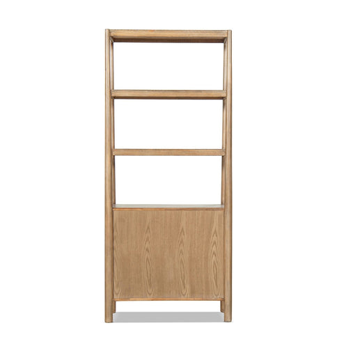 Nolan - Bookcase With Lower Cabinet - Natural