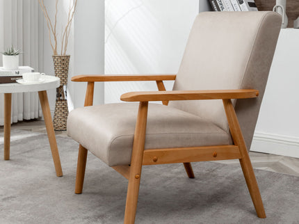 Wide Classic Mid-Century Modern Arm Chair