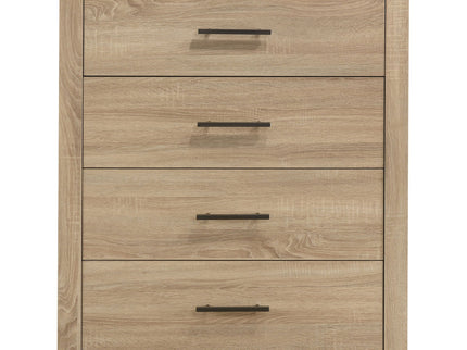 Merritt - 4 Drawer Bedroom Chest - Light Oak