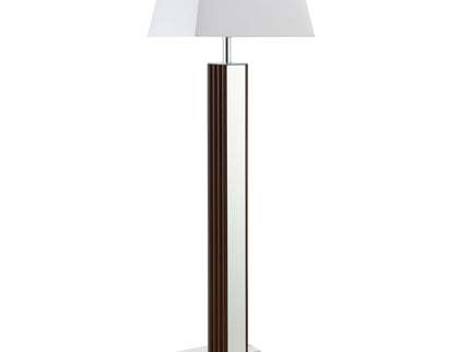 Echolls - Lamp With Scalloped Accents And Mirror Detail