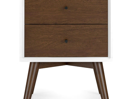 Caroline - Mid-Century Modern Style Night Stand 2 Drawer