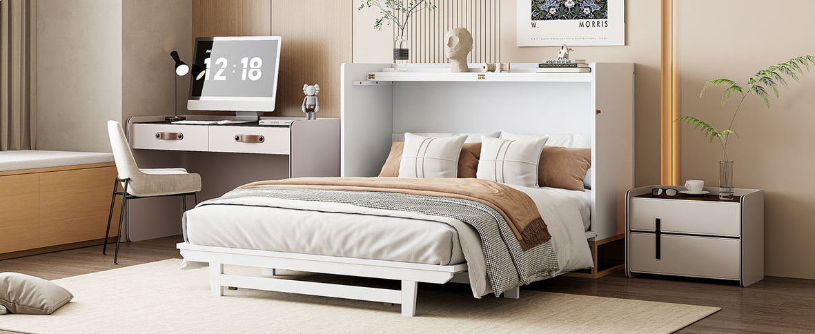 Murphy Bed With Iron Legs, Modern Design