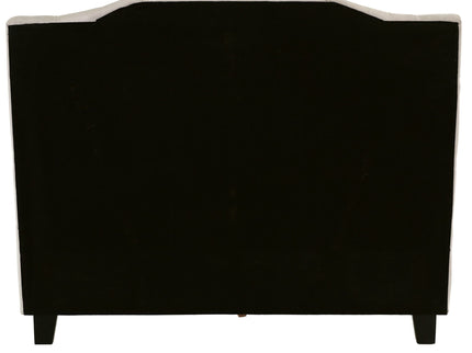 Modern Bed Frame With Tufted Upholstered Headboard