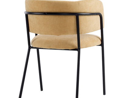 Modern Upholstered Arm Dining Chair Set