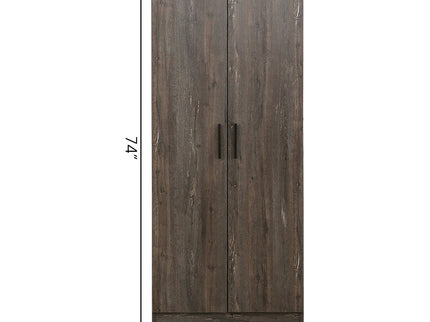 Mia - Farmhouse Shoe Cabinet With 6 Shelves