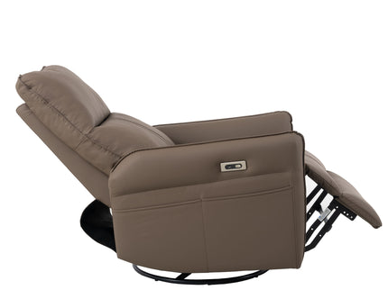 29.92" 270 Power Swivel Rocker Recliner Chair, Electric Glider Reclining Sofa With USB Ports, Power Swivel Glider, Rocking Chair Nursery Recliners For Living Room Bedroom