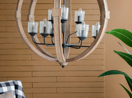 Chandelier, Hanging Light Fixture With Adjustable Chain For Kitchen, Bulb Not Included