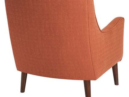 Accent Chair Upholstered With Legs - Burnt Orange