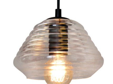 Torus - Triangle Industrial Pendant - Clear