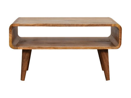 Solid Wood Open Media Unit