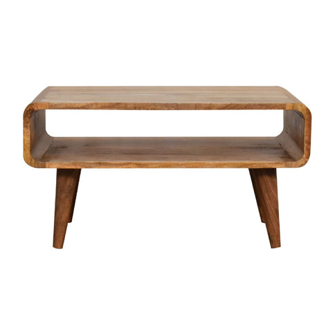 Solid Wood Open Media Unit