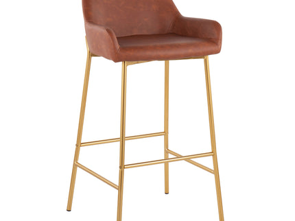 Daniella - Contemporary / Glam Fixed Height Bar Stool (Set of 2)