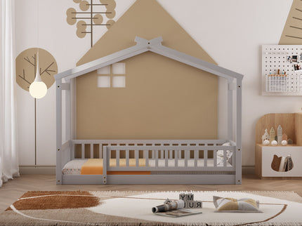 Bed House Bed Frame With Fence