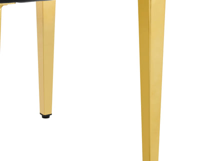 Elegant Upholstered Chairs With Metal Legs
