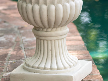 Classic Italian Urn Planter - Antique White
